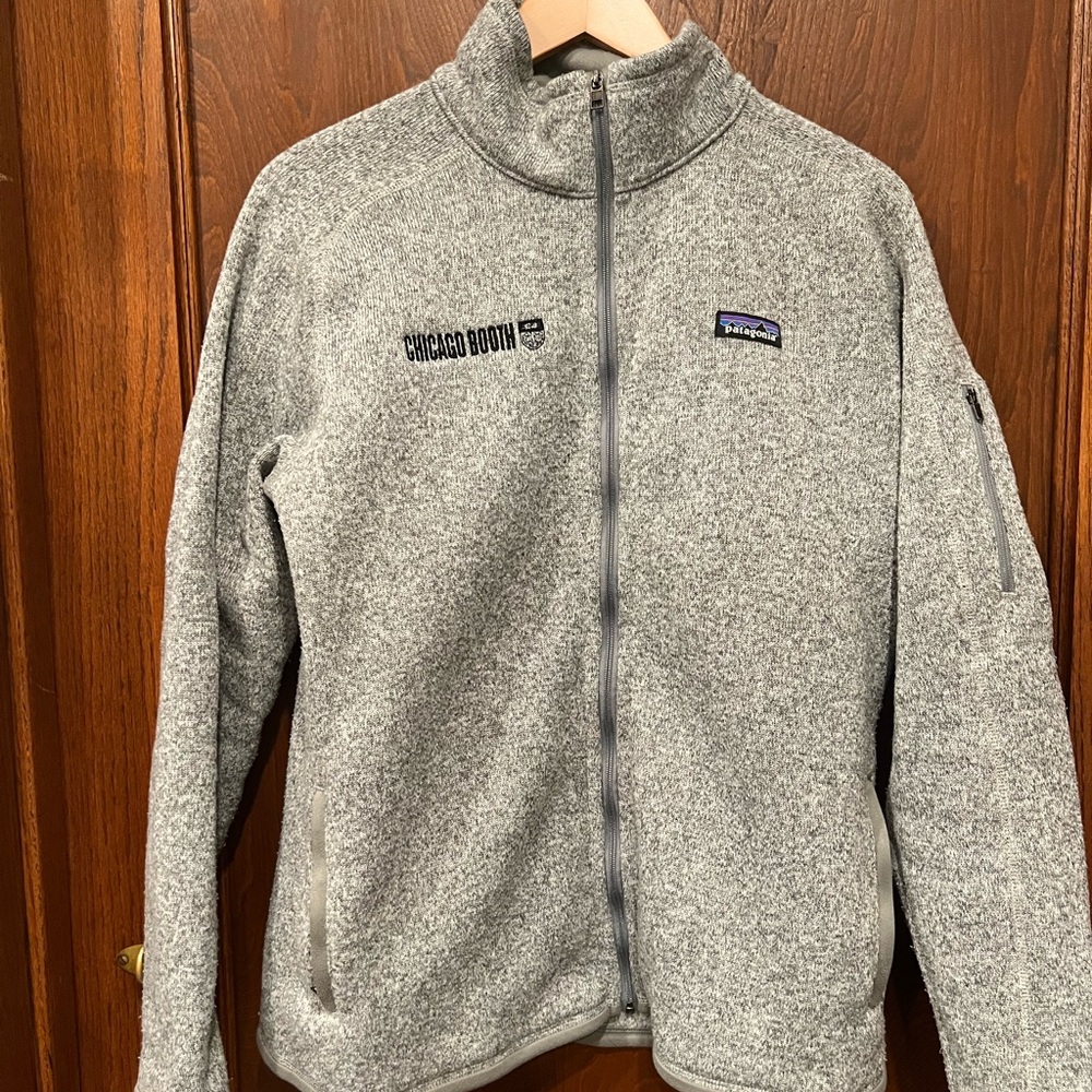 Chicago Booth Patagonia Full Zip Better Sweater Size XL